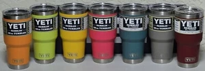 New with Tags Yeti Rambler Tumbler 30 OZ Multiple Colors - Picture 1 of 22