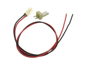 KF2510 2,54 mm 2 pines conector hembra 300 mm cable macho cabezal recto juego de 30 - Imagen 1 de 6