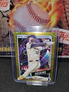 2024 Topps Cosmic Chrome Rhys Hoskins Gold Refractor #07/50 - Bild 1 von 2