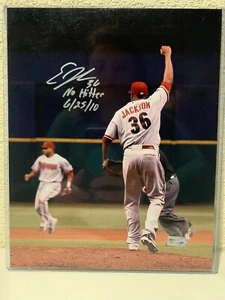Edwin Jackson Signing Arizona Diamonbacks 8x10 Photo MLB Authenticated - Picture 1 of 4