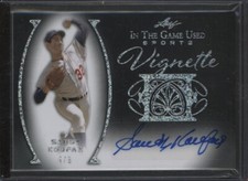 2022 Leaf In The Game Used ITG Vignette Sandy Koufax HOF AUTO 4/8