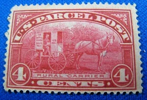 UNITED STATES  1912   -  SCOTT # Q4  LOT OF 2     MH                   (U108) - Picture 1 of 5