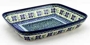 Piatto da forno in ceramica polacca 8"x10" di Zaklady Boleslawiec - Foto 1 di 4