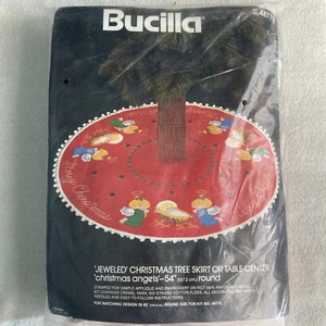 Kit Gonna Albero di Natale Jeweled VINTAGE BUCILLA 48772 Angelo Rotondo Bambino Gesù NUOVO - Foto 1 di 2