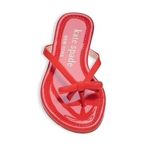 Kate Spade of New York Petit Slip-On Leather Sandals Coral Rose size 6.5 - Picture 1 of 5