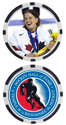 KIM ST-PIERRE - MIEMBRO DEL SALÓN DE LA FAMA DEL HOCKEY - CHIP DE PÓKER COLECCIONABLE Foto 1 de 2