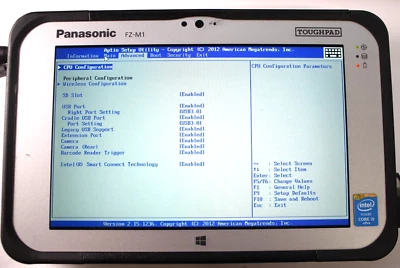 Panasonic ToughPad FZ-M1 7" Tablet i5-4302Y 1.60 GHz 8GB RAM 128GB SSD No PSU,OS - Image 1 of 4