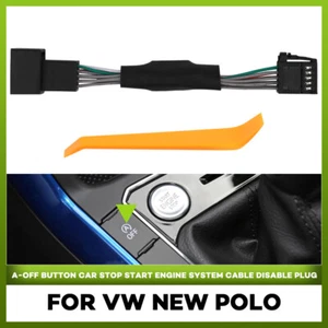 Car Start Stop System Control Cable Disable Canceller Delet Plug For VW NEW POLO - Picture 1 of 11