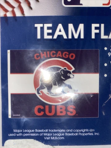 CHICAGO CUBS 3'X5' DELUXE FLAG NEW WINCRAFT 🐻 Cover