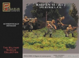 Pegasus Hobbies 1/72 - 7202 World War II German Waffen SS SET2 - MADE IN USA - Imagen 1 de 1