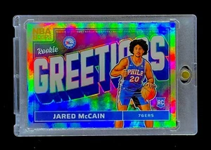 JARED MCCAIN ROOKIE REFRACTOR RC Holo Postcard SP Insert Non Auto - 76ERS - Picture 1 of 5
