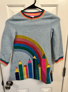 Mini Suelo Niños Sudadera Diseño Lápiz 5/6Y Azul - Imagen 1 de 5