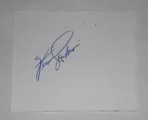 Fergie Jenkins Autogramm signiertes Papier Chicago Cubs HOF 1991 - Bild 1 von 1