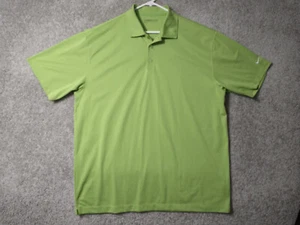 Nike Golf Poloshirt Erwachsene XXL Grün Swoosh Dri-Fit Golf Golfer Freizeit Herren - Bild 1 von 14