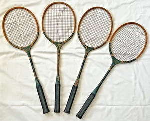Antique Vtg JC Higgins Wright-Ditson Whiz Tennis Racquets Original Paint 26" ๐ - Picture 1 of 19