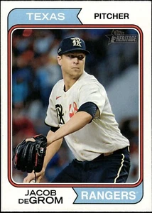 2023 Topps Heritage High Image Variation SP #629 Jacob DeGrom Rangers - Picture 1 of 1