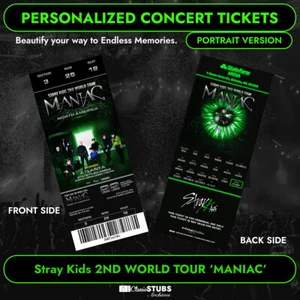 Stray Kids 2nd World Tour "MANIAC" K-Pop Konzertkarten - Bild 1 von 9