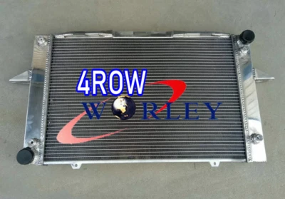 4ROW Aluminum radiator for Volvo 850 twin oil cooler 1992-1997 1993 1994 1995 96 - image 1 of 4