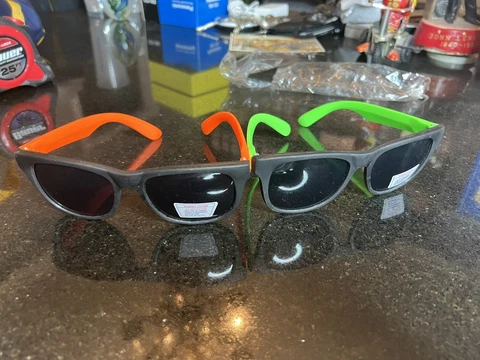 Vintage 90s Los Angeles Rams Toyota Fluorescent Sunglasses Cover
