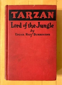 EDGAR RICE BURROUGHS - TARZAN LORD OF THE JUNGLE- 1918 - 2ND PRINTING. - Picture 1 of 9