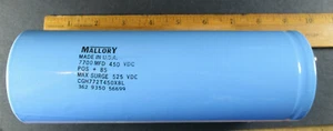 MALLORY 7700 MFD 450 VDC POS + 85 MAX SURGE 525 VDC CGH772T450X8L 362 9350 56699 - Bild 1 von 5