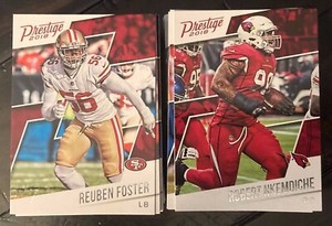 2018 Panini - Prestige Football Rookie Cards, Veterans, & Young Stars