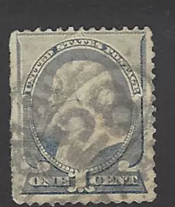 Scott# 212 1c FRANKLIN Bank Note - (A-1) - Picture 1 of 2