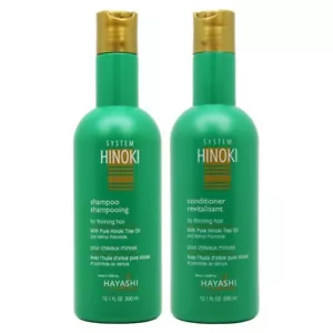Hayashi System Hinoki Shampoo & Conditioner For Thinning Hair 10.1 Oz Pack of 2 - Picture 1 of 4