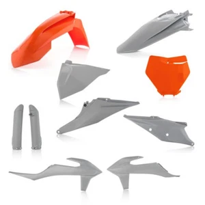 GREY ORANGE Plastic Kit Fits KTM 300XC 2019 XC300 - Foto 1 di 1