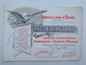 OV1 Catalogo Fabbrica Cemento Lanzoni Pavia - Foto 1 di 6
