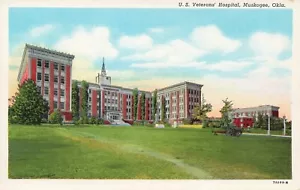 Postkarte US Veteranenkrankenhaus, Muskogee, Oklahoma 1047 - Bild 1 von 2