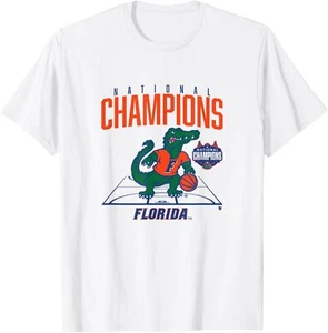 Florida Gators Basketball: 2025 NCAA Champions Mascot T-Shirt - Picture 1 of 5