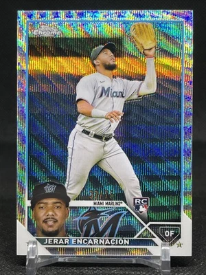 2023 Topps Chrome - Jerar Encarnacion #78 Blue Wave Refractor /75 (RC) - Image 1 of 4