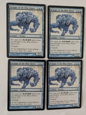4 Bringer of the Blue Dawn Fifth Dawn MTG NM Free ship with tracking - Image 1 of 2
