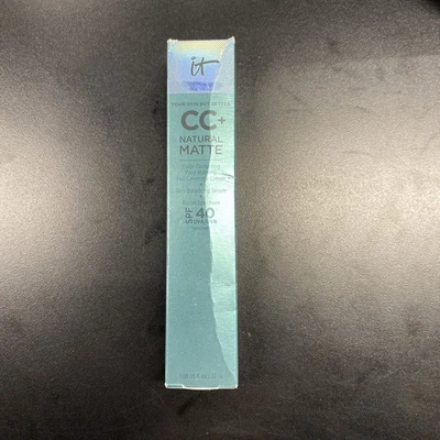It Cosmetics CC+ Natural Matte Full Coverage Cream Medium Tan 1.08 US Fl Oz - Image 1 of 4
