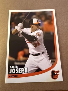 Caleb Joseph Baltimore Orioles Team ausgestellt Postkarte Größe Foto - Bild 1 von 2