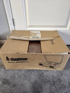 Steepletone Norwich 2 Vinyl Turntable Plattenspieler - geöffnete Box nie benutzt - Bild 1 von 9