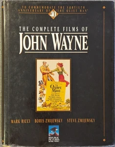 BOOK Complete Films of John Wayne Mark Ricci Boris Zmijewsky Steve 40th An HC - Picture 1 of 7