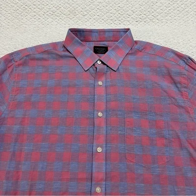 Untuckit Cotton Linen Long Sleeve Button Down Shirt Men’s Size XXL Tall - Image 1 of 4