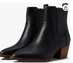 Madewell The Western Stiefelette Leder Größe 6 schwarz - Bild 1 von 5