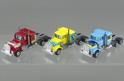 Винтажный 1980-х Yatming литой 1/87 железа большой K красный дьявол Kenworth полу Rig лот HK - Изображение 1 из 4