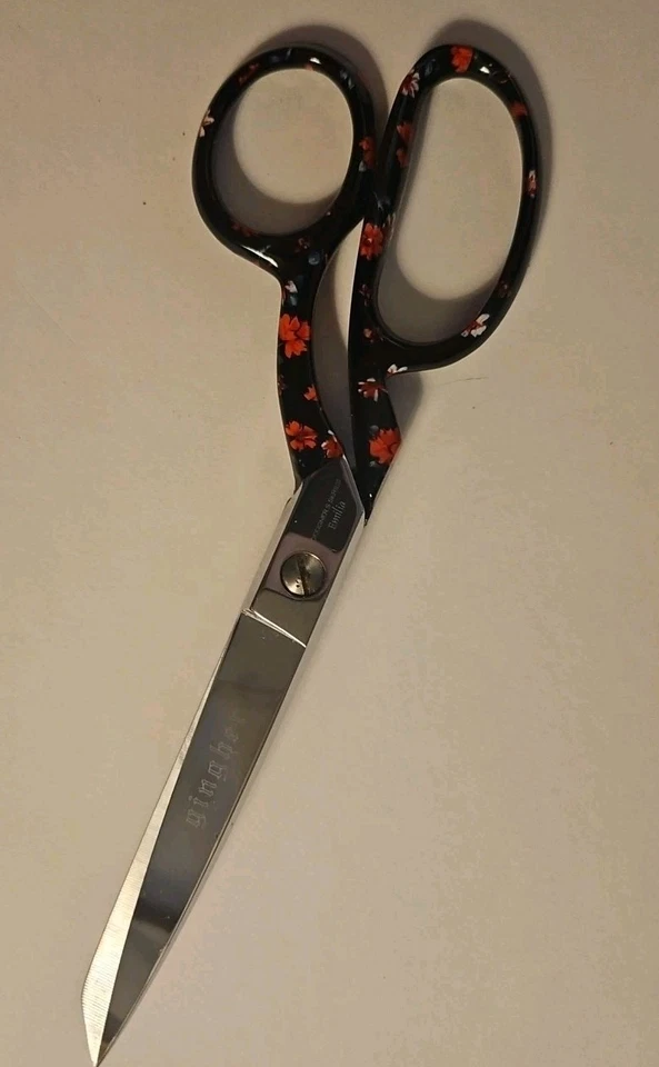 GINGHER *Emilia* Retired Designer Series 8" Dressmaker's Scissors  - Image 1 of 4