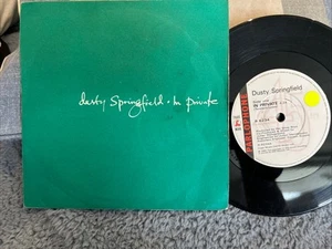 DUSTY SPRINGFIELD - In Private 7” Single Vinyl Record 1989 Parlophone R6234 Vg - Picture 1 of 2
