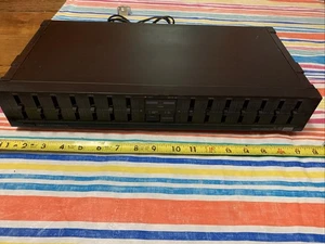 Equalizzatore grafico stereo 7 bande Sansui SE-300 vintage 1985 nero - leggi!! - Foto 1 di 10