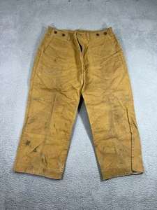 Pantalones de lona encerada CC Filson de colección para hombre talla 40x29 tostados EE. UU. desgastados - Imagen 1 de 16