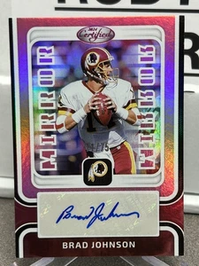 2024 Panini Certified Brad Johnson Mirror Signatures Auto Pink /75 - Picture 1 of 2