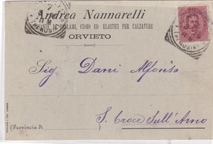 XX460-UMBRIA-ORVIETO-DITTA ANDREA NANNARELLI (POLLAMI-CUOIO ECC..)1896 - Picture 1 of 1
