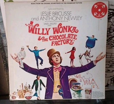 WILLY WONKA & THE CHOCOLATE FACTORY Orig SOUNDTRACK VINYL LP 1971 PAS-6012 EX/G+ - Image 1 of 4