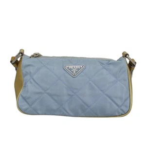 Prada Re-Nylon Blue Synthetic Shoulder Bag Authentic - Picture 1 of 22