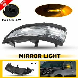 Lente transparente de luz de señal de giro de espejo lateral de 1 pieza para Lexus LX570 GX460 2010-2023 - Imagen 1 de 15